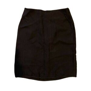 $870 Bottega Veneta 40 4 Mini Skirt Black Silk/Visose Italian Luxury Quiet
